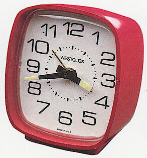 Westclox Sassy Time Jeweltone Red. Westclox and Seth Thomas 1990 Catalog -> 6