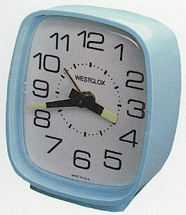 Westclox Sassy Time Pastel Blue. Westclox and Seth Thomas 1990 Catalog -> 6