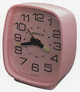 Westclox Sassy Time Pastel Pink. Westclox and Seth Thomas 1990 Catalog -> 6