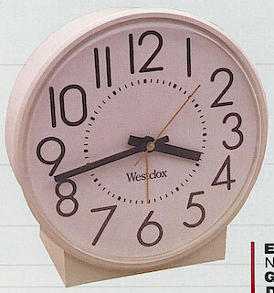 Westclox Great Time Electric Almond With White Dial. Westclox and Seth Thomas 1990 Catalog -> 8