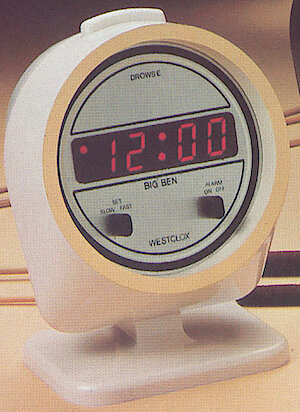 Westclox Big Ben Electric Pedestal Led White. Westclox 1979 - 80 Catalog -> 12