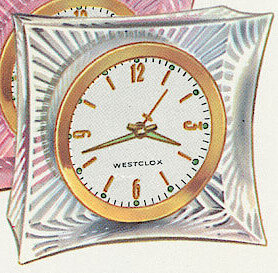 Westclox Cascade Clear. Westclox 1960 Keywound and Electric Clocks Catalog -> 2