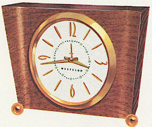 Westclox Legend Walnut. Westclox 1960 Keywound and Electric Clocks Catalog -> 3