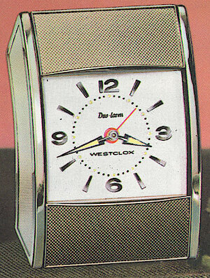 Westclox Deluxe Travalarm Silver. Westclox 1960 Keywound and Electric Clocks Catalog -> 4