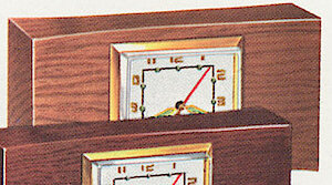 Westclox Award Walnut. Westclox 1960 Keywound and Electric Clocks Catalog -> 6