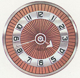 Westclox Tambourine Yellow. Westclox 1960 Keywound and Electric Clocks Catalog -> 7