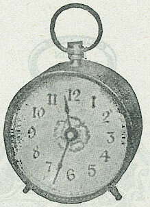 Westclox La Sallita Style 1 Nickel White Dial Gilt Center. 1916 Kelley-How-Thompson Catalog -> 2355