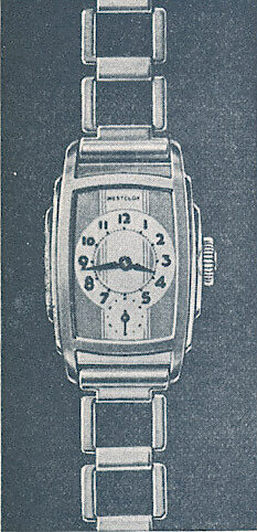 Westclox Wrist Ben Style 1 Metal Bracelet. Becken 1938 Catalog -> 638