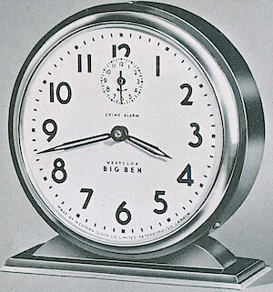 Westclox Big Ben Style 4 Chime Alarm Black Luminous. Westclox 1938 Canada Catalog -> 3