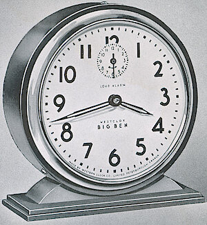 Westclox Big Ben Style 4a Loud Alarm Black Nickel Trim Plain. Westclox 1938 Canada Catalog -> 4