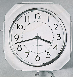 Westclox Electric Wall Clock Ivory. Westclox 1938 Canada Catalog -> 18