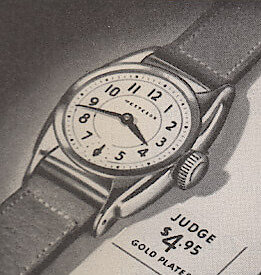 Westclox Judge Wrist Watch Leather Strap. 1940-Honest-boys-p1-SP. Year 1940 Saturday Evening Post, p. 1