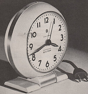 Westclox Big Ben Style 5a Electric Chime Alarm Ivory Plain. 1940-Honest-boys-p1-SP. Year 1940 Saturday Evening Post, p. 1