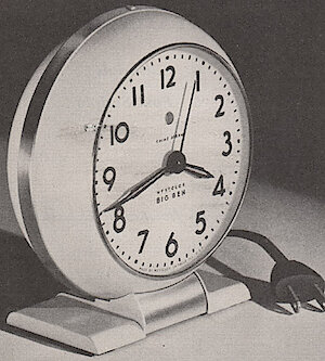 Westclox Big Ben Style 5a Electric Chime Alarm Black Plain. 1940-Honest-boys-p1-SP. Year 1940 Saturday Evening Post, p. 1