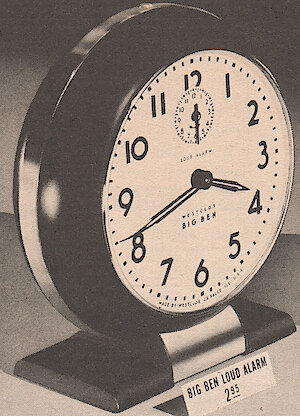Westclox Big Ben Style 5a Loud Alarm Black Luminous. 1940-p81-Farmer'sTrading? Year 1940, p. 81