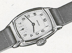 Westclox Wrist Ben Style 3 Plain. 1953 John Plain Book (Catalog) of Gifts and Homewares. John Plain & Co., Chicago, IL -> 74