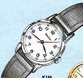 Westclox Kim Wrist Watch. Westclox, Canada ca. 1954 Catalog -> 7