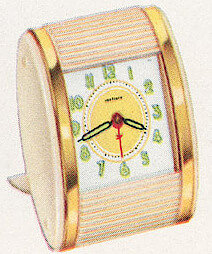 Westclox Travalarm Ivory. New Models and Highlights, 1954 -> Spring Driven Alarm