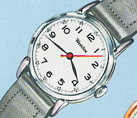 Westclox Kim Wrist Watch. 1955 Westclox Catalog -> 7