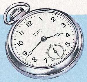 Westclox Scotty Style 2 Pocket Watch. 1955 Westclox Catalog -> 7