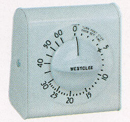 Westclox Lookout Portable Timer White. Westclox 1956 Catalog -> 3