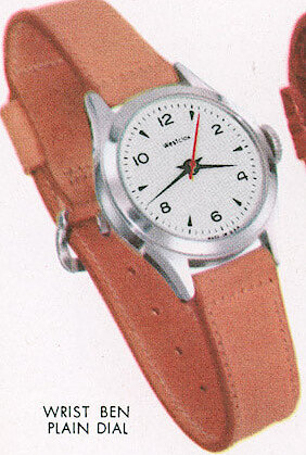 Westclox Wrist Ben Style 4 Plain. Westclox 1956 Catalog -> 6