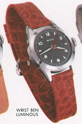 Westclox Wrist Ben Style 4 Luminous. Westclox 1956 Catalog -> 6
