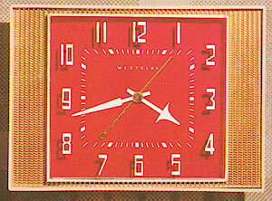 Westclox Glendale Red Dial. Westclox Full Line Gift Catalog, 1957 -> 5