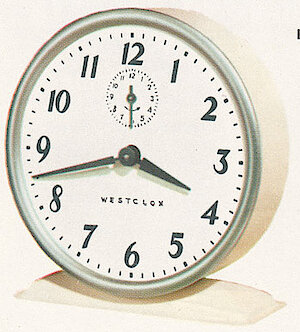 Westclox Hustler Style 2 Ivory. 1958 Westclox Catalog; Westclox; La Salle; Illinois; Division of General Time Corporation -> 3