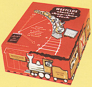 Westclox Choo Choo Electric. 1958 Westclox Catalog; Westclox; La Salle; Illinois; Division of General Time Corporation -> 5