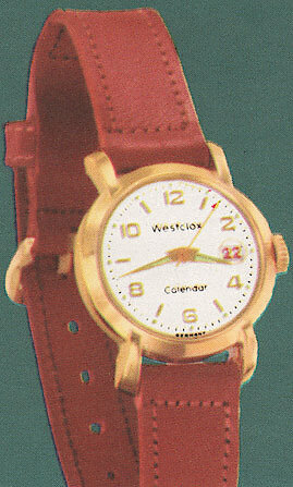 Westclox Calendar Wrist Watch. 1958 Westclox Catalog; Westclox; La Salle; Illinois; Division of General Time Corporation -> 10