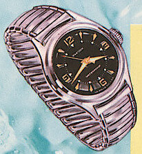 Westclox Wrist Ben Style 4a Black Dial Metal Expansion Band. 1959 Westclox Watch Catalog -> 3