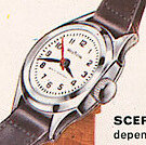 Westclox Scepter Wrist Watch Leather Strap. 1959 Westclox Watch Catalog -> 3