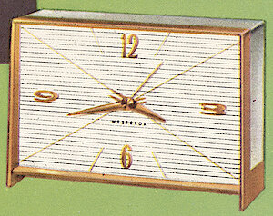 Westclox Isotron Cordless Electric Brass And Silver. Westclox 1959 - 1960 Keywound and Electric Clocks Catalog -> 2