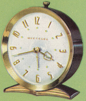 Westclox Shelby Style 2 Black Luminous. Westclox 1959 - 1960 Keywound and Electric Clocks Catalog -> 2