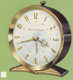 Westclox Shelby Style 2 White Luminous. Westclox 1959 - 1960 Keywound and Electric Clocks Catalog -> 2