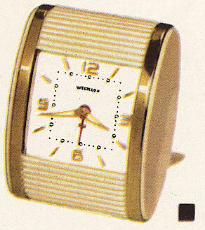 Westclox Travalarm Black. Westclox 1959 - 1960 Keywound and Electric Clocks Catalog -> 3