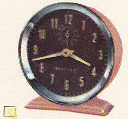 Westclox Fawn Style 1 Ivory Luminous. Westclox 1959 - 1960 Keywound and Electric Clocks Catalog -> 4