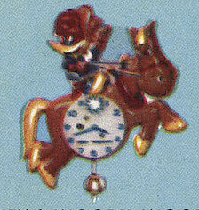 Westclox Woody Woodpecker Wall. Westclox 1959 - 1960 Keywound and Electric Clocks Catalog -> 4