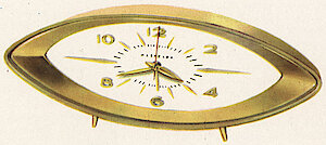 Westclox Dynamic Maple Sugar. Westclox 1959 - 1960 Keywound and Electric Clocks Catalog -> 6