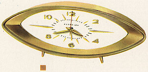 Westclox Dynamic Bittersweet. Westclox 1959 - 1960 Keywound and Electric Clocks Catalog -> 6