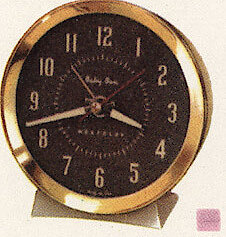 Westclox Baby Ben Style 7 Pink Luminous Electric. Westclox 1959 - 1960 Keywound and Electric Clocks Catalog -> 7