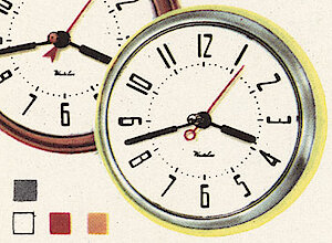 Westclox Spice White. Westclox 1959 - 1960 Keywound and Electric Clocks Catalog -> 8