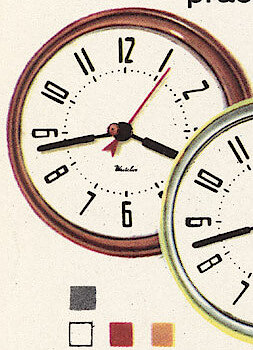 Westclox Spice Brass. Westclox 1959 - 1960 Keywound and Electric Clocks Catalog -> 8