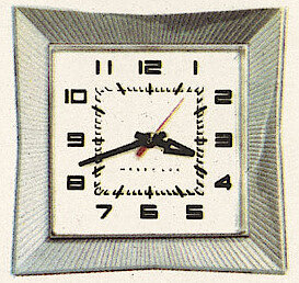 Westclox Frolic Electric Clock Chrome. Westclox 1959 - 1960 Keywound and Electric Clocks Catalog -> 8