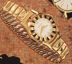 Westclox Coquette Black Gold Brocade. Westclox Watches 1960 -> 2