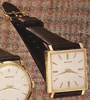 Westclox Square Thin. Westclox Watches 1960 -> 2