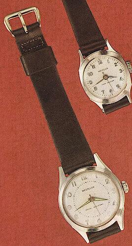 Westclox Wrist Ben Style 5 Leather Strap Plain Dial. Westclox Watches 1960 -> 4