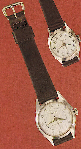 Westclox Wrist Ben Style 5 Leather Strap Luminous Dial. Westclox Watches 1960 -> 4