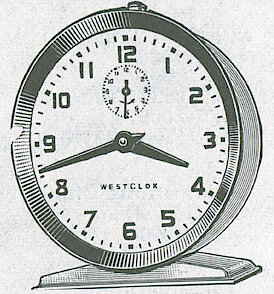 Westclox America Style 6 Ivory. 1961 Belknap Hardware and Manufacturing Company Catalog -> 2725